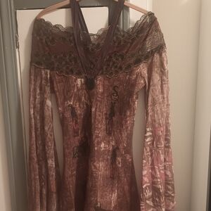 Save the Queen Bohemian Off-Shoulder Dress